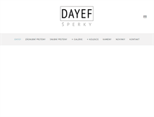 Tablet Screenshot of dayef.cz